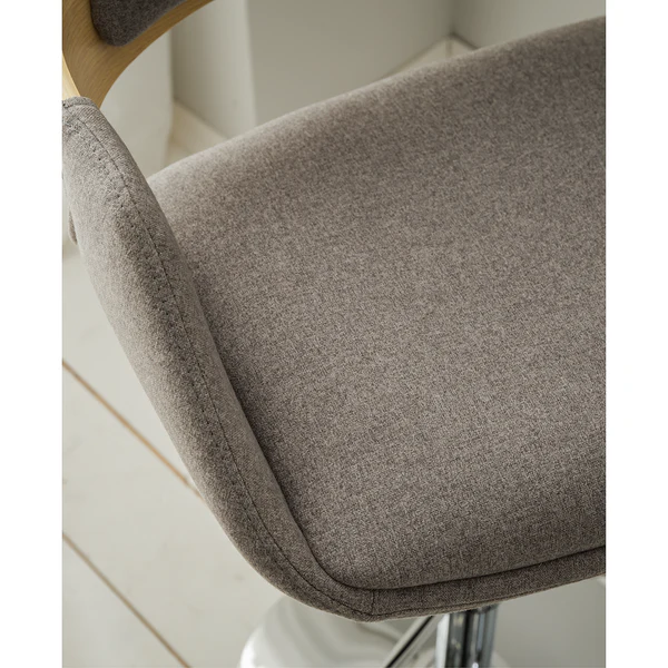 Barstuhl Bedsted - Webstoff / Metall - Anthrazit - Image 9