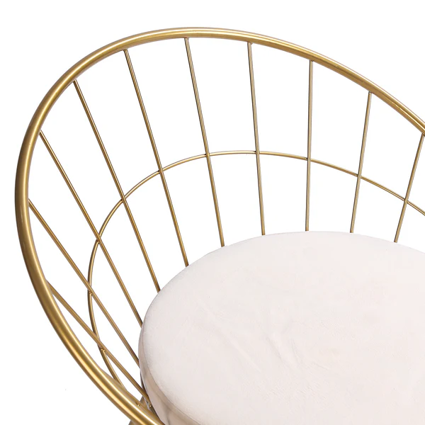 Barstuhl Ceza (2er-Set) - Beige / Gold - Image 5