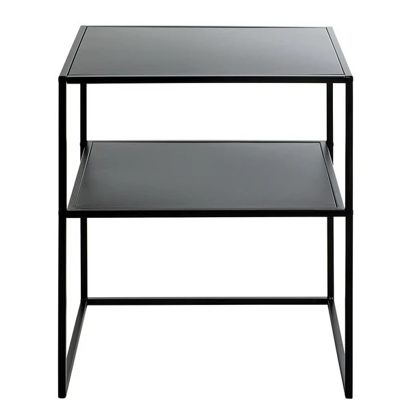 Beistelltisch Alderbury - Metall - Schwarz - Höhe: 60 cm - Image 2