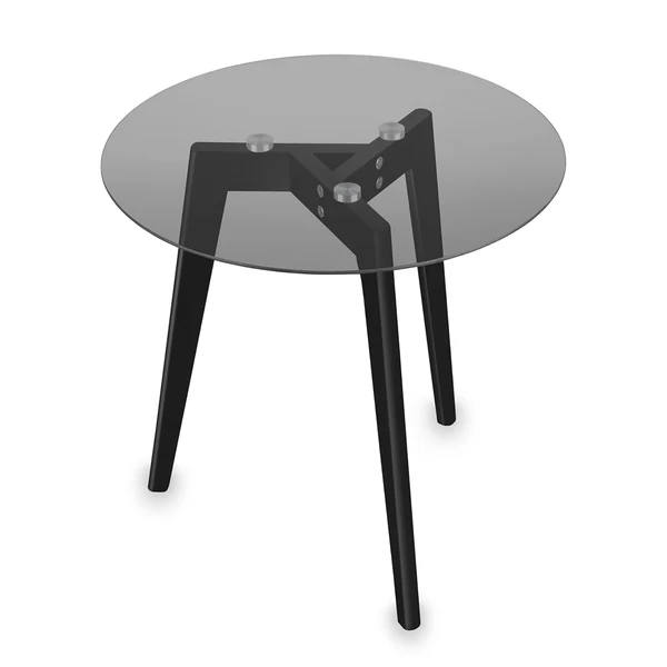 Beistelltisch Great Bend - Metall / Glas - Schwarz - Image 3
