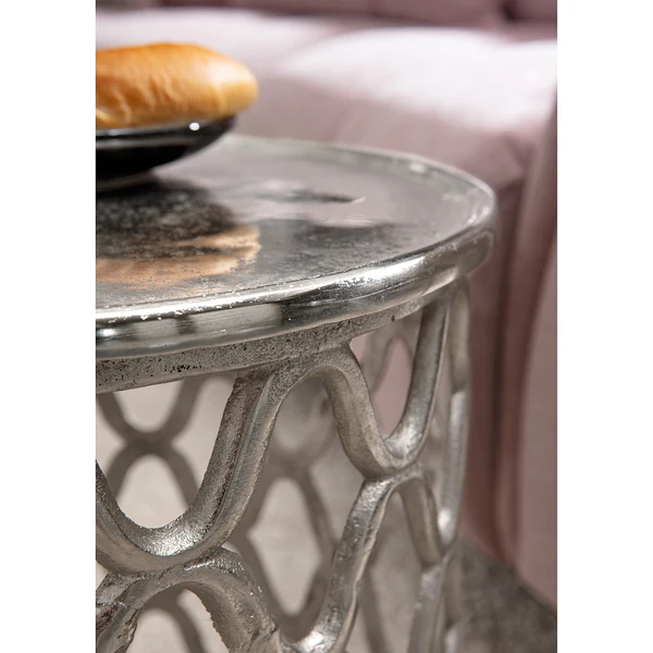 Beistelltisch Karlin - Aluminium - Silber - Image 4