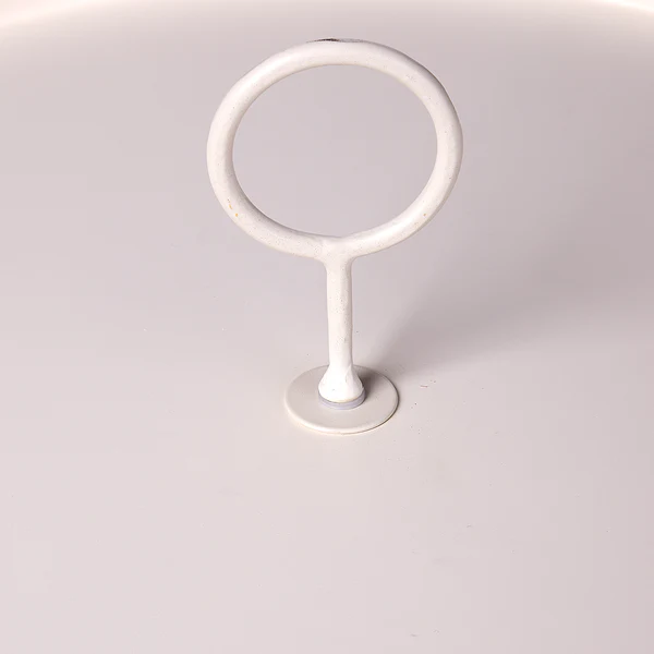 Beistelltisch PORTER mit Griff - Metall - Creme - Image 4