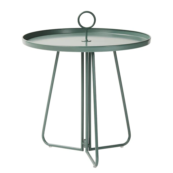 Beistelltisch PORTER mit Griff - Metall - Mint