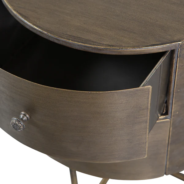 Beistelltisch Rauma - Metall - Antik Messing - Image 10