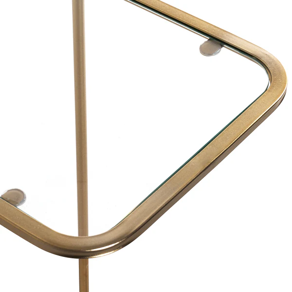 Beistelltisch Sabugal - Glas / Metall - Gold - Image 6