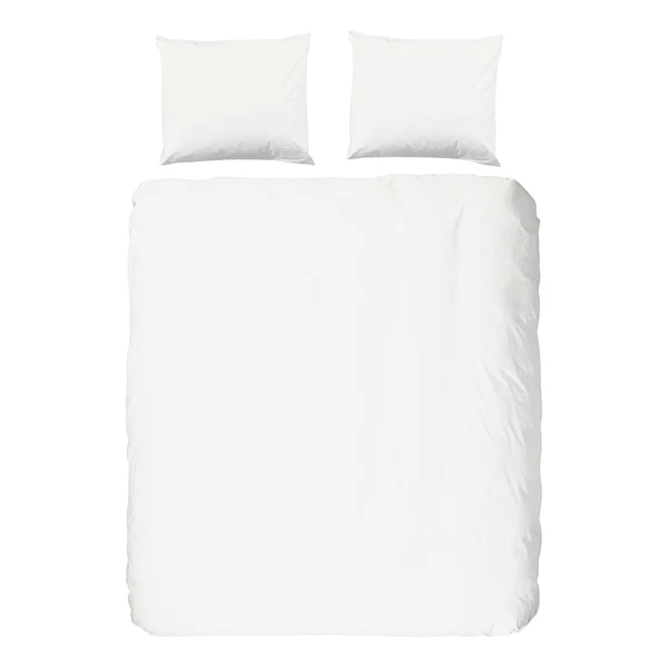 Bettwäsche 0270 - Baumwolle - Weiß - 200 x 200/220 cm + 2 Kissen 70 x 60 cm