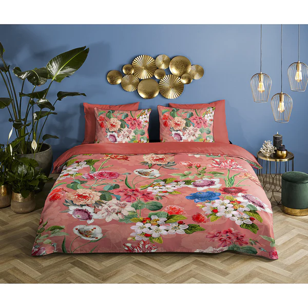 Bettwäsche Amalia - Organic Baumwolle Satin - Grün - 240 x 200/220 cm + 2 Kissen 70 x 60 cm - Image 2
