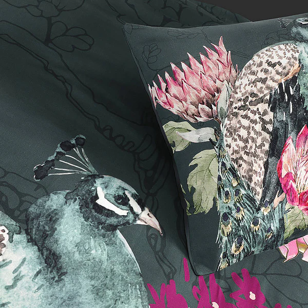 Bettwäsche Blossom - Baumwollsatin - Mehrfarbig - 140 x 200 cm + Kissen 65 x 65 cm - Image 10