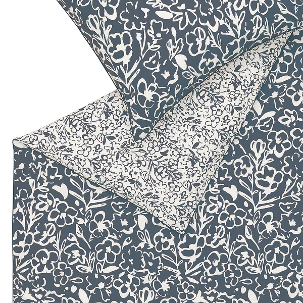 Bettwäsche Cleo - Baumwolle / Mako-Satin - Blau - 135 x 200 cm - Image 3