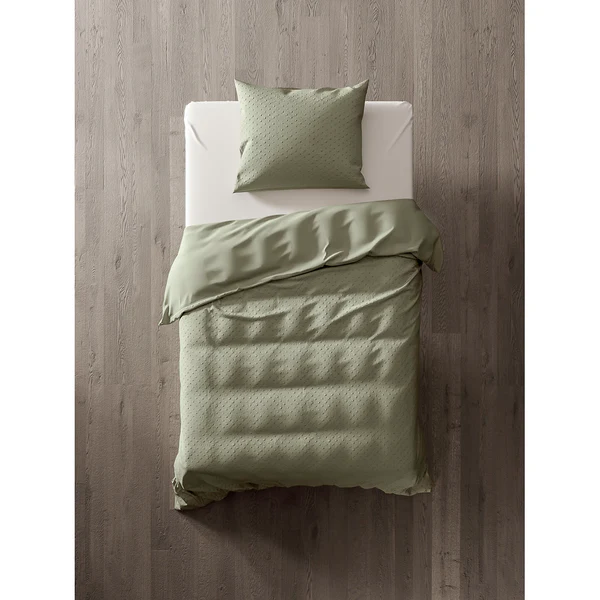 Bettwäsche Eloise - Perkal - Grün - 140 x 200/220 cm + Kissen 70 x 60 cm - Image 3