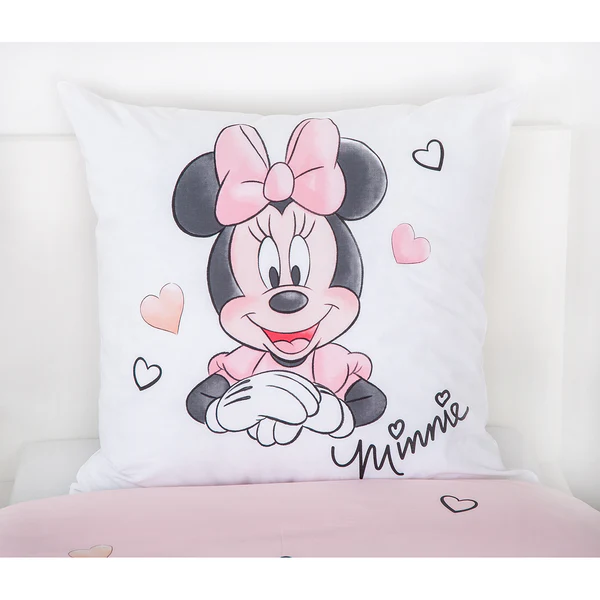 Bettwäsche Minnie Mouse III - Renforcé - Altrosa / Weiß - Image 4