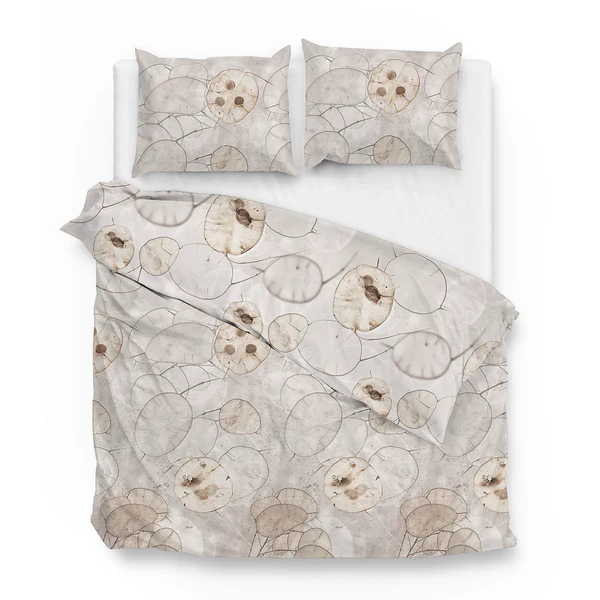 Bettwäsche Moren - Renforce - Taupe - 240 x 200/220 cm + 2 Kissen 70 x 60 cm