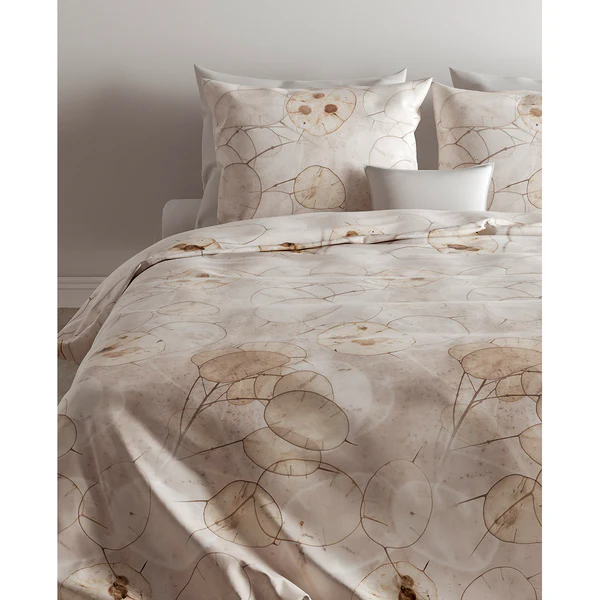 Bettwäsche Moren - Renforce - Taupe - 240 x 200/220 cm + 2 Kissen 70 x 60 cm - Image 2