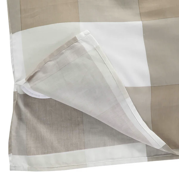 Bettwäsche Nevada - Baumwollsatin - Taupe - 140 x 240 cm + Kissen 70 x 60 cm - Image 5