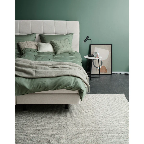 Bettwäsche Pure - Baumwolle - Grün - 135 x 200 cm + Kissen 80 x 80 cm - Image 2
