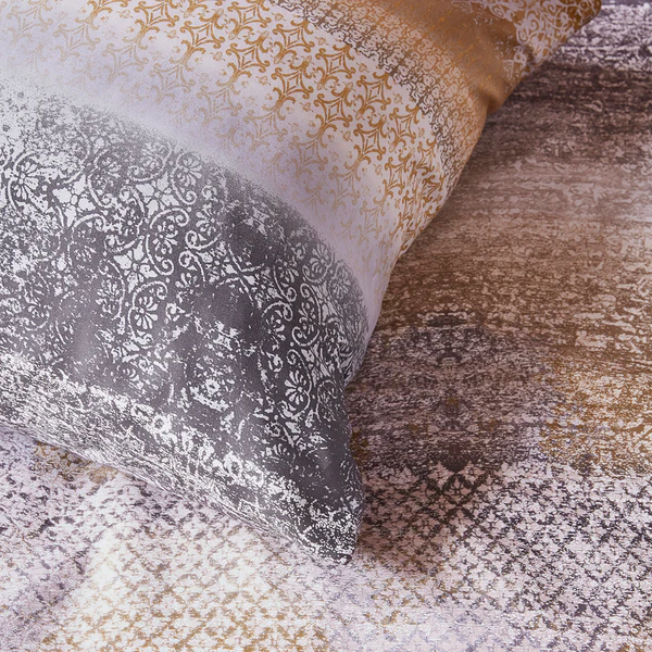 Bettwäsche Refined - Baumwollstoff - Mehrfarbig - 155 x 220 cm + Kissen 80 x 80 cm - Image 4
