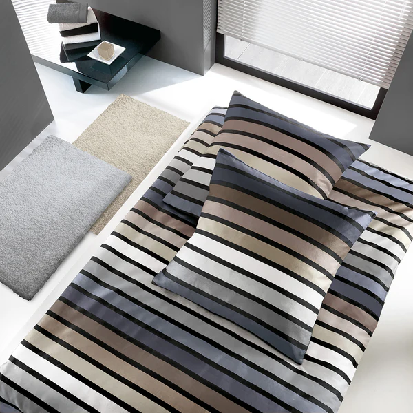 Bettwäsche Rimini - Baumwollstoff - Multicolor - 135 x 200 cm + Kissen 80 x 80 cm - Image 2