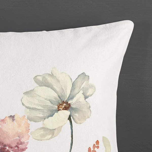 Biber-Bettwäsche Aime - Baumwolle - Beige - 135 x 200 cm + Kissen 80 x 80 cm - Image 4