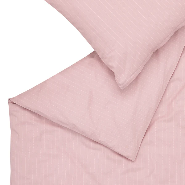 Biber Bettwäsche Cuno - Baumwolle - 2-teilig - Rosé - 135 x 200 cm + Kissen 80 x 80 cm - Image 4