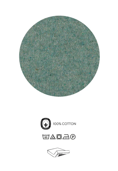 Biber-Spannbetttuch Hukan - Grün - 140-160 x 200 cm - Image 5