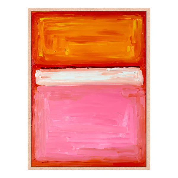 Bild Abstract Art Paint - 32 x 42 x 2.6 cm