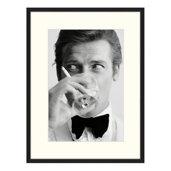 Bild JB drinking - Buche massiv / Plexiglas - 62 x 82 cm