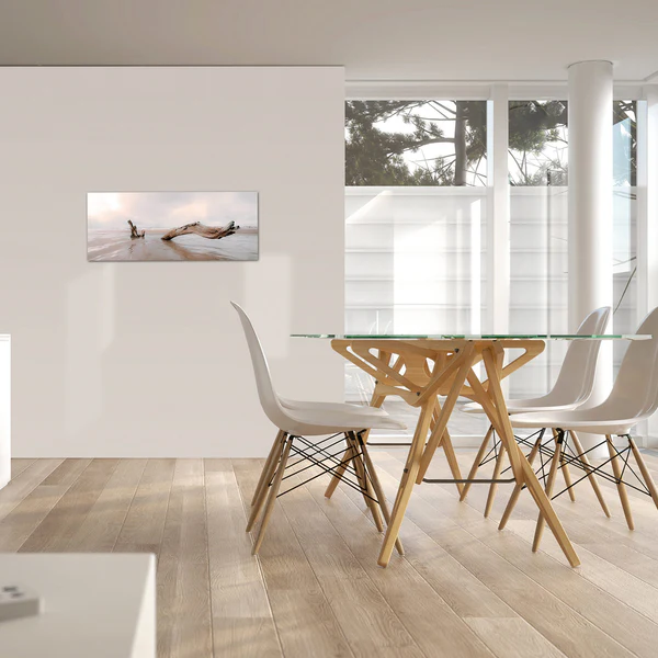 Bild Medina - Beige - Holz teilmassiv - 100 x 40 x 3 cm - Image 2