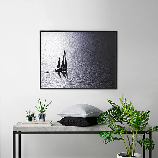 Bild Sailing at Sunset - Buche massiv / Plexiglas - 82 x 62 cm - Image 2