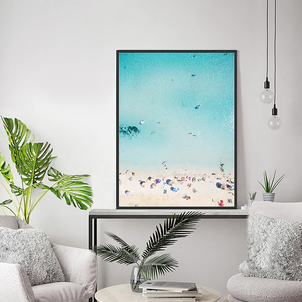 Bild Sandy Beach - Buche massiv / Plexiglas - 62 x 82 cm - Image 2