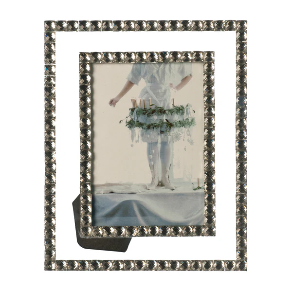 Bilderrahmen Bella - Glas - Transparent / Silber - 23 x 18 cm