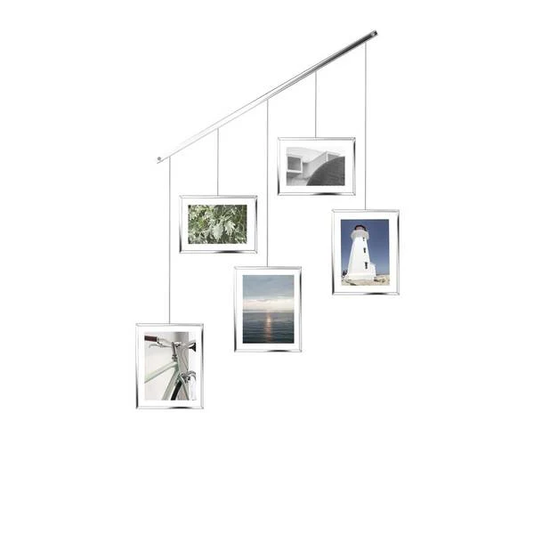 Bilderrahmen Exhibit I - Stahl / Glas - Silber