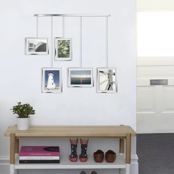 Bilderrahmen Exhibit I - Stahl / Glas - Silber - Image 3