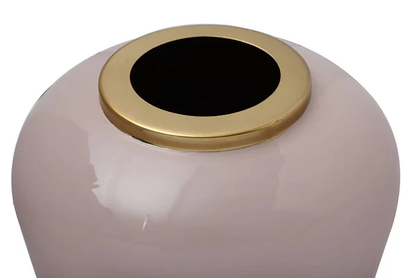 Bodenvase Art Deco Typ D - Eisen - Altrosa - Höhe: 91 cm - Image 3