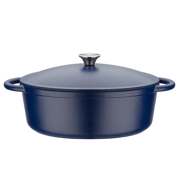 Bräter Blue Magic 2-teilig - Gusseisen - Blau