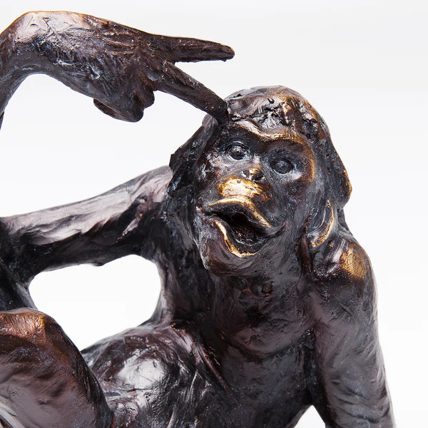 Buchstütze Monkey (2-teilig) - Schwarz - Stein - Image 10
