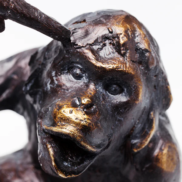 Buchstütze Monkey (2-teilig) - Schwarz - Stein - Image 11