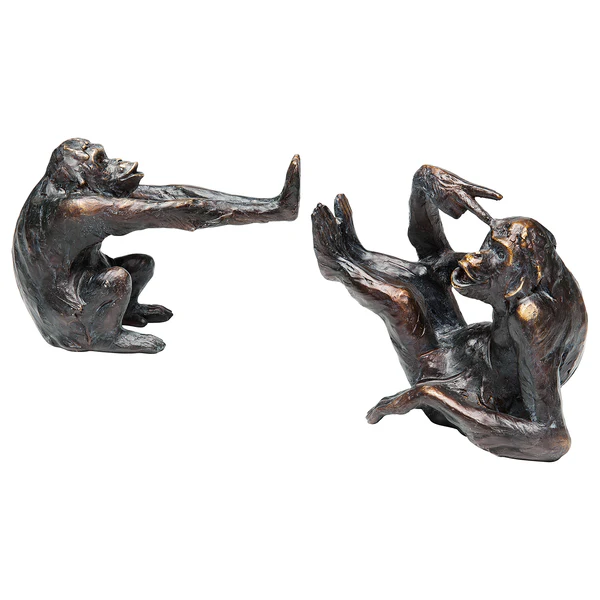 Buchstütze Monkey (2-teilig) - Schwarz - Stein - Image 6