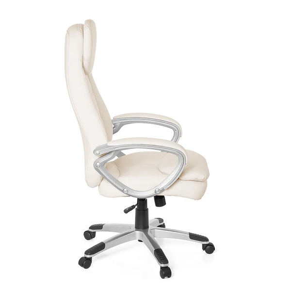 Bürodrehstuhl Baruth - Kunstleder - Creme - Image 3