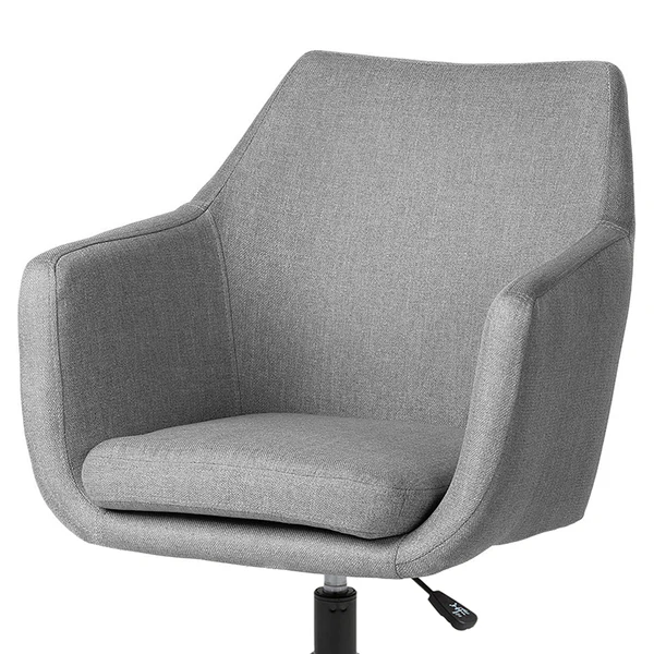 Bürodrehstuhl NICHOLAS - Webstoff Cors: Granit - Schwarz - Image 6