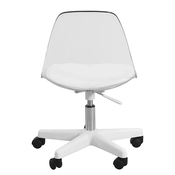 Bürostuhl Quek - Durchsichtig - Kunstleder - Eisen - Polycarbonat - 52 x 74 x 47 cm - Image 5
