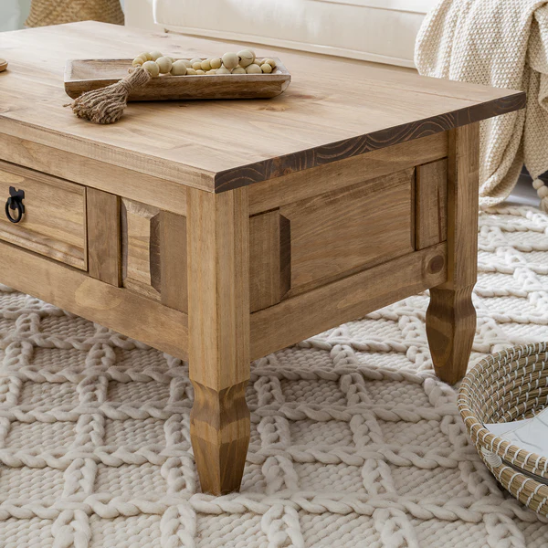 Couchtisch Finca Rustica - Kiefer massiv - Kiefer Natur - Image 11