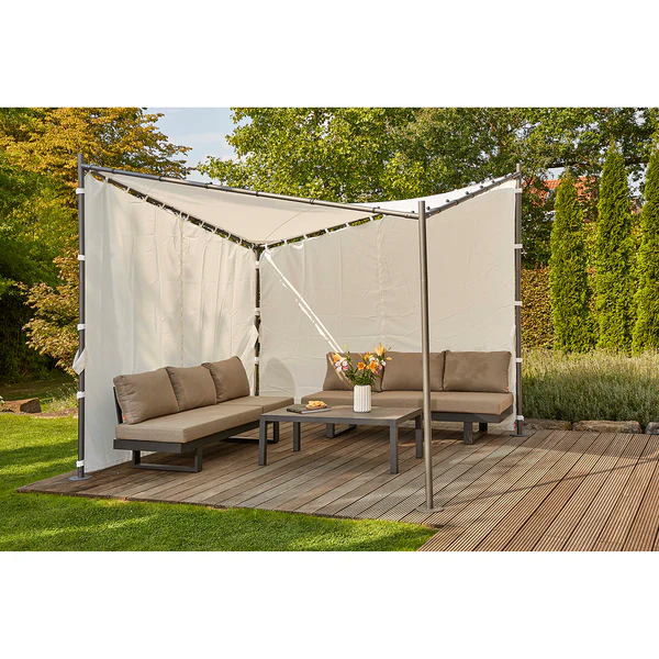 Dachbezug Pavillon Berlino - Polyester - Weiß - Image 2