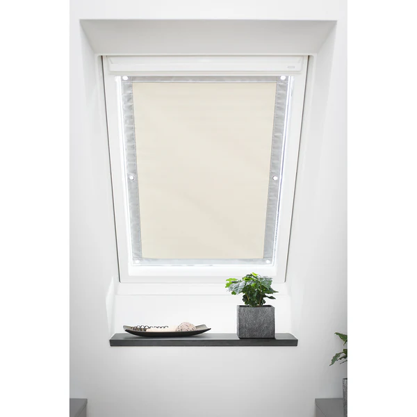 Dachfenster Sonnenschutz Haftfix II - Polyester - Beige - 59 x 97 cm - Image 2