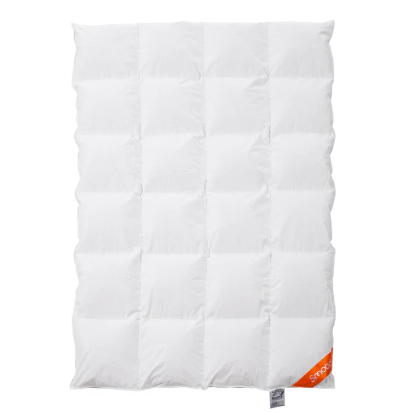 Daunenbett-Set Smood cozy (2-teilig) - Daunen / Federn - Weiß - 135 x 200 cm + Kissen 80 x 80 cm - Image 2