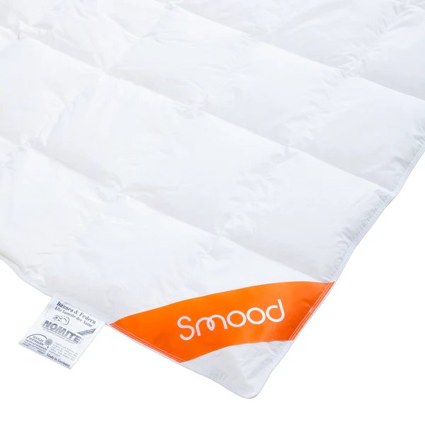 Daunenbett-Set Smood light (2-teilig) - Federn / Daunen - Weiß - 135 x 200 cm + Kissen 80 x 80 cm - Image 3