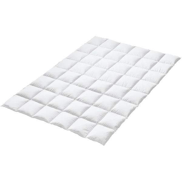 Daunenbettdecke Weidegans Warm - Baumwolle / Gänsedaunen - Weiß - 240 x 220 cm - Image 2