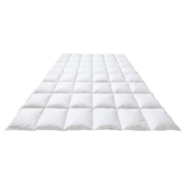 Daunenbettdecke Weidegans Warm - Baumwolle / Gänsedaunen - Weiß - 240 x 220 cm - Image 3