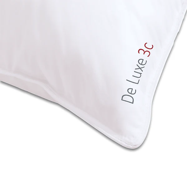 Daunenkissen DeLuxe 3C - Federn / Daunen / Baumwolle - Weiß - 40 x 60 cm - Image 3