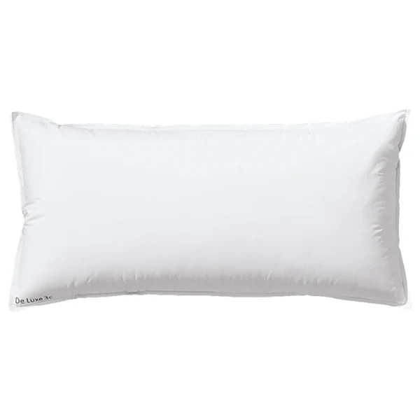 Daunenkissen DeLuxe 3C - Federn / Daunen / Baumwolle - Weiß - 50 x 90 cm