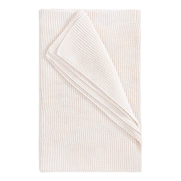 Decke AVA - Baumwollstoff - Beige - Image 2